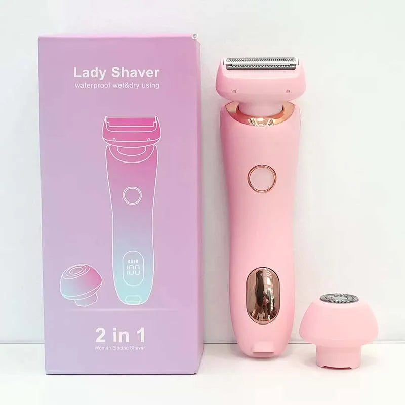 Waterproof Cordless Women Lady Facial Epilator Painless Electric Razor Bikini Trimmer Electric Shaver for Legs