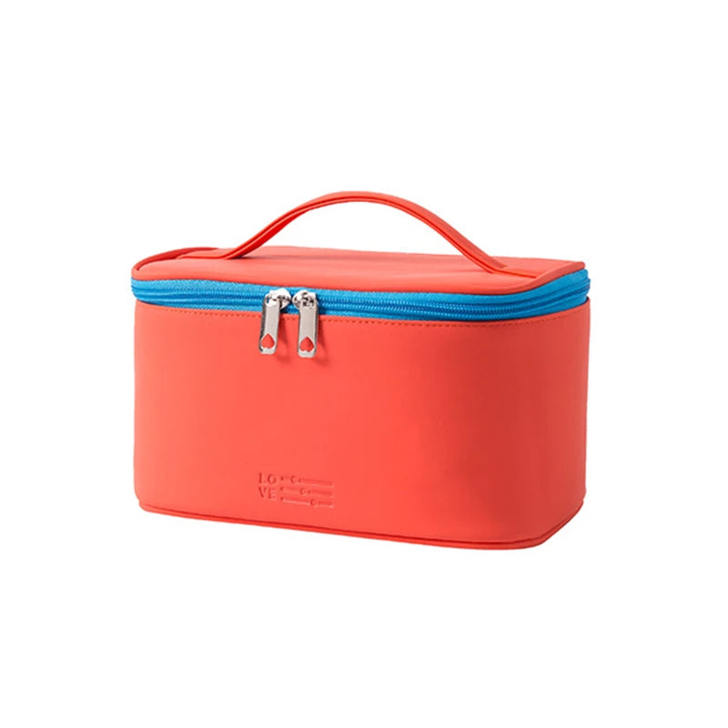 Women's Cosmetic Bag Make Up Organizer Travel Make Up Necessaries Organizer Zipper Makeup Case Pouch Toiletry Kit Bags