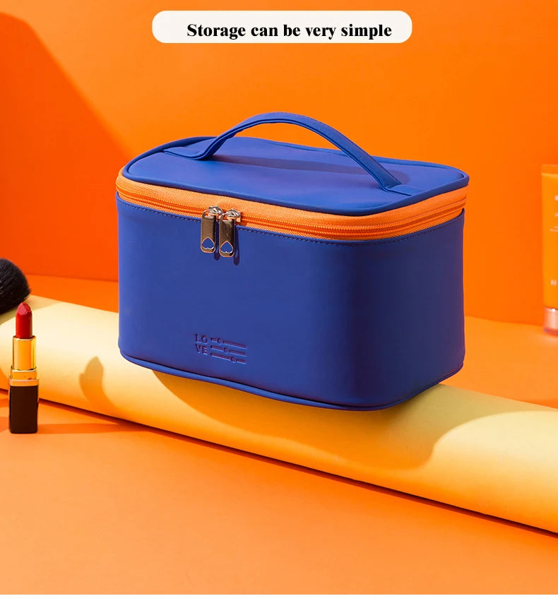 Women's Cosmetic Bag Make Up Organizer Travel Make Up Necessaries Organizer Zipper Makeup Case Pouch Toiletry Kit Bags