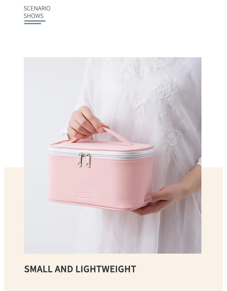 Women's Cosmetic Bag Make Up Organizer Travel Make Up Necessaries Organizer Zipper Makeup Case Pouch Toiletry Kit Bags