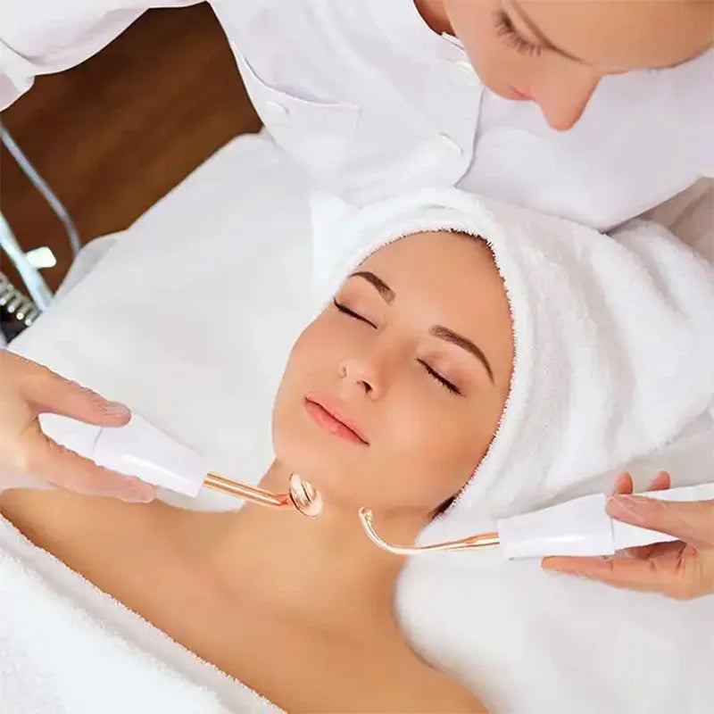 Skin Care Treatment High Frequency Massage Machine With Comb Beauty Device High Frequency Ozone Therapy Wand