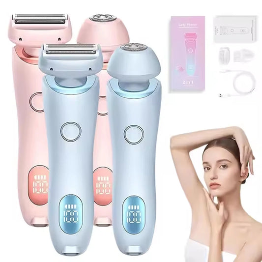 Waterproof Cordless Women Lady Facial Epilator Painless Electric Razor Bikini Trimmer Electric Shaver for Legs
