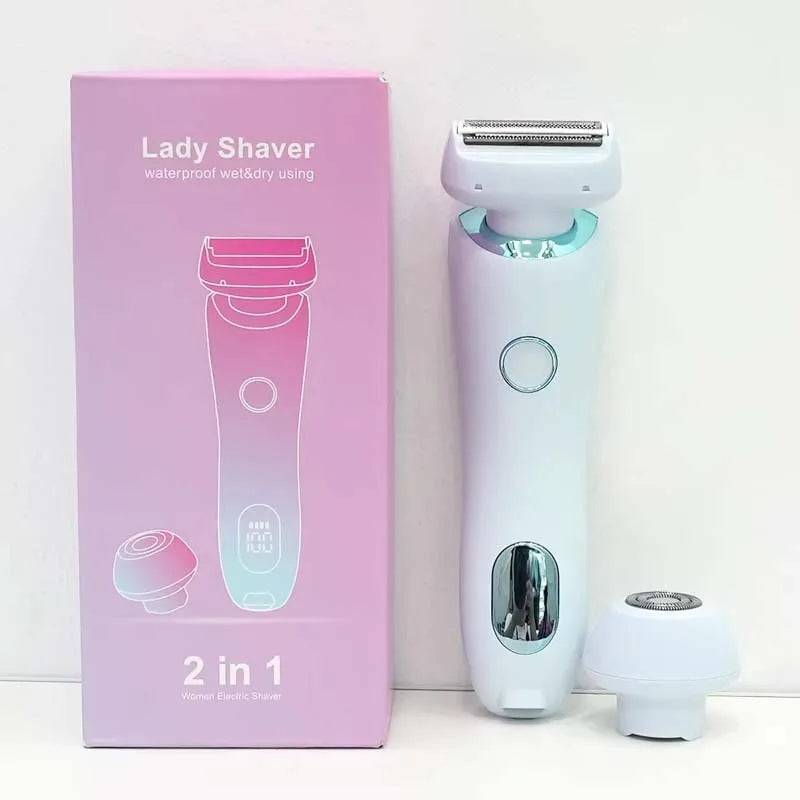 Waterproof Cordless Women Lady Facial Epilator Painless Electric Razor Bikini Trimmer Electric Shaver for Legs