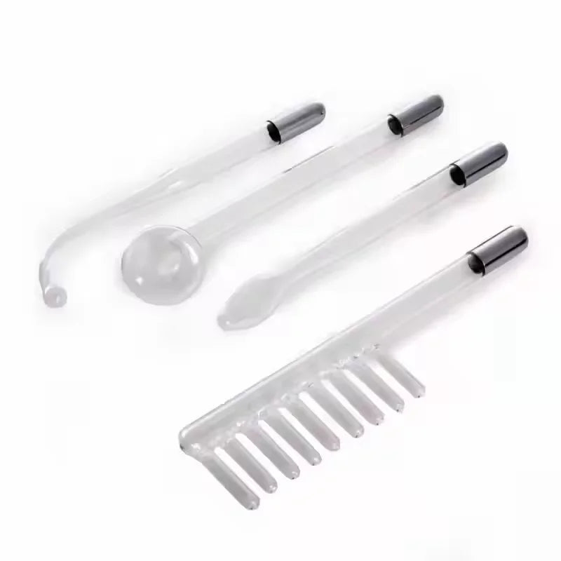 Skin Care Treatment High Frequency Massage Machine With Comb Beauty Device High Frequency Ozone Therapy Wand