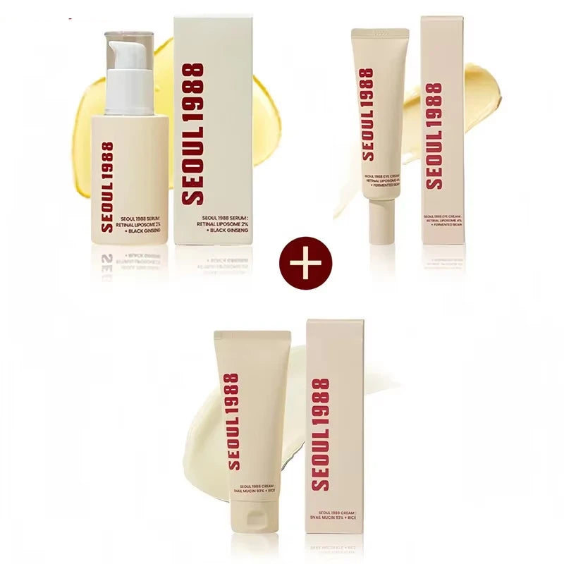 Korean 1988 Retinol Face Care Serum Black Ginseng Niacinamide 2% Acid Moisturizing Firming Cream Anti Aging Wrinkle Skin Care