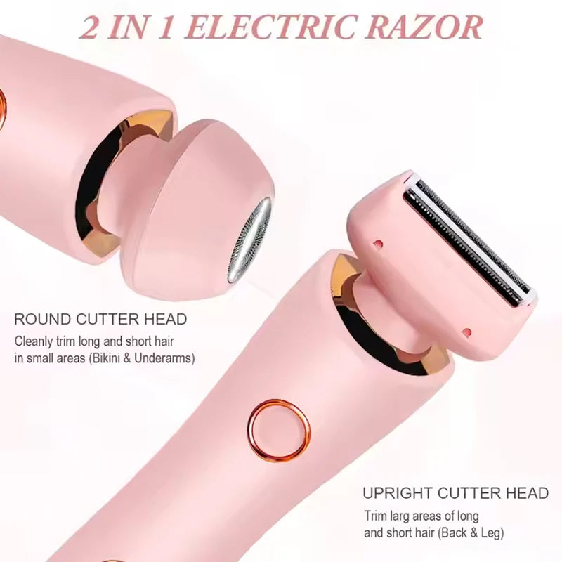 Waterproof Cordless Women Lady Facial Epilator Painless Electric Razor Bikini Trimmer Electric Shaver for Legs